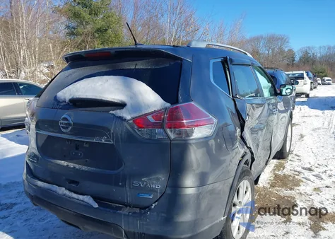 2014 Nissan Rogue Sv из США, поврежденный, VIN 5N1AT2MV9EC853849